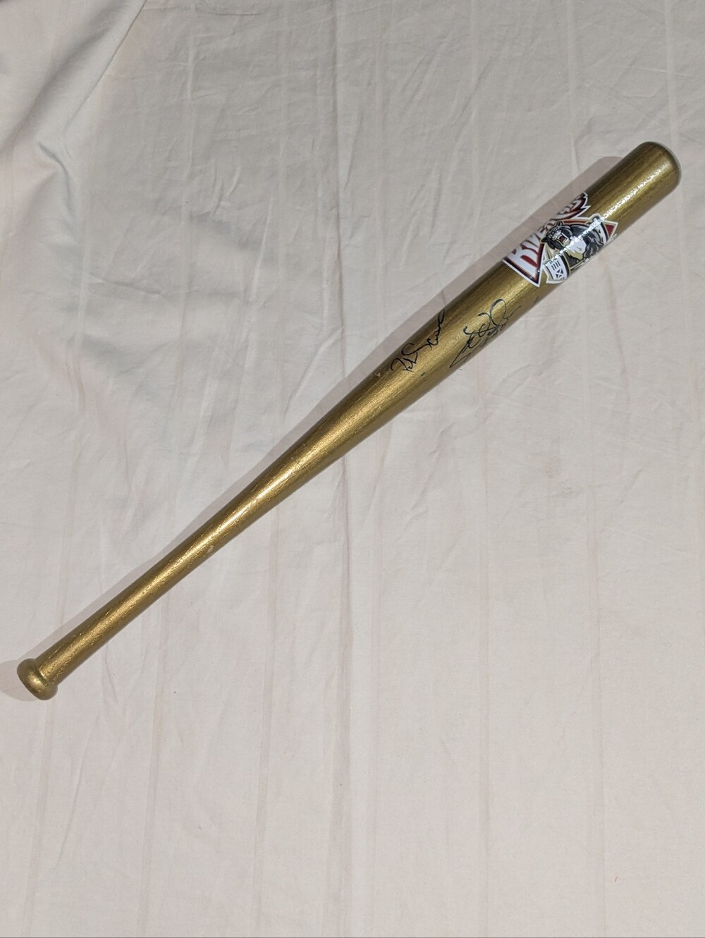 Sacramento River Cats Gold Souvenir Mini Baseball Bat - Offers Welcome!